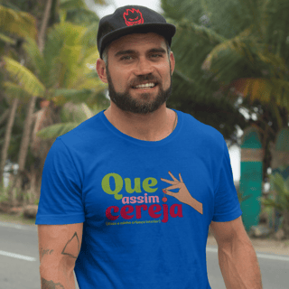 Nome do produto Camiseta Unissex | Que Assim Cereja 2