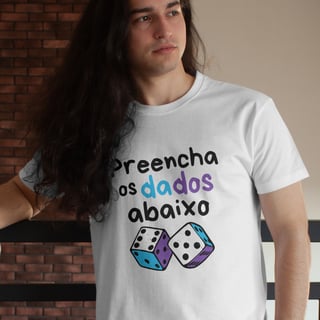 Nome do produto T-Shirt Quality Unissex | Preencha os dados abaixo