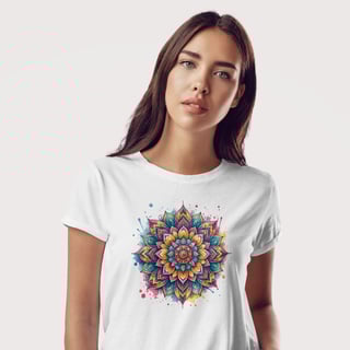 Nome do produto Baby Long Quality | Mandala Colorida Aquarela