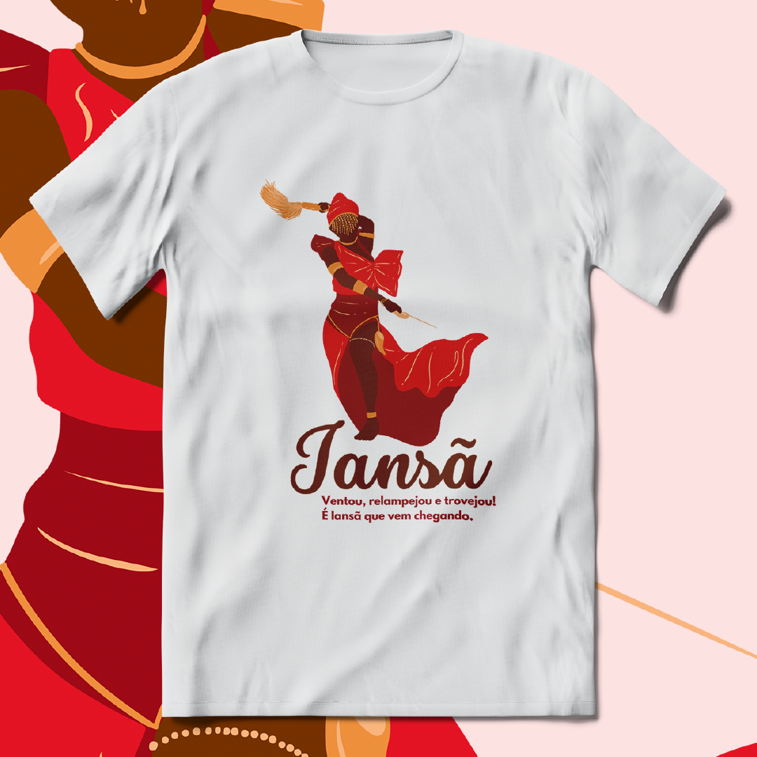 Nome do produto: T-Shirt Quality Unissex | Iansã