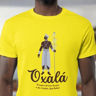 Nome do produto T-Shirt Quality Unissex | Oxalá
