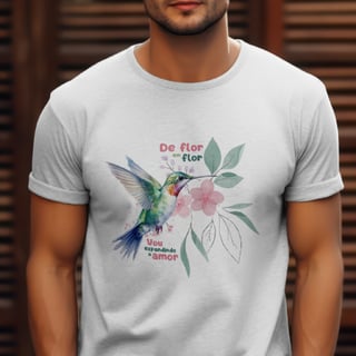 Nome do produto T-Shirt Quality Unissex | Beija-flor