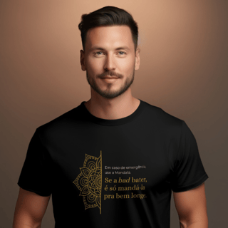 Nome do produto T-Shirt Quality Unissex | Use a Mandala