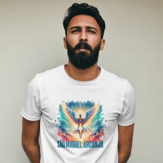 Nome do produto T-Shirt Quality Unissex | São Miguel Arcanjo