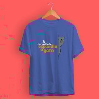 Nome do produto T-Shirt Quality Unissex | A Curiosidade Expandiu o Gato