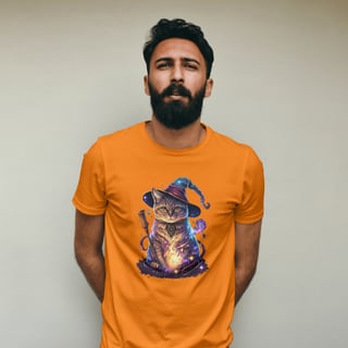 Nome do produto T-Shirt Quality Unissex | Gato Bruxo