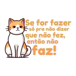 Nome do produto T-Shirt Quality Unissex | Só pra não dizer que não fez