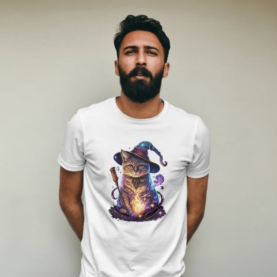 T-Shirt Quality Unissex | Gato Bruxo