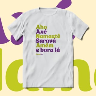 Nome do produto Camiseta Unissex | Crenças ExpanSer