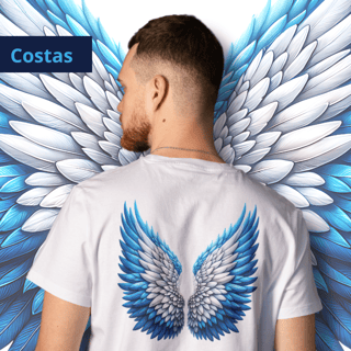 Nome do produto T-Shirt Quality Unissex | Eu me dei asas. Reparou?