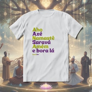 T-Shirt Quality Unissex Branca | Crenças ExpanSer