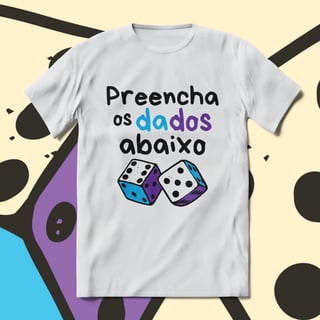 Nome do produto T-Shirt Quality Unissex | Preencha os dados abaixo
