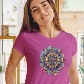 Nome do produto Baby Long Quality | Mandala Colorida Aquarela