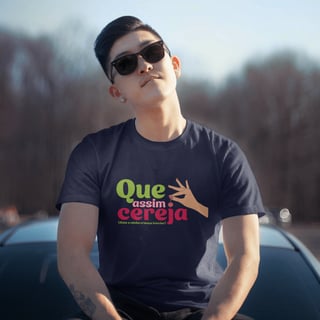 Nome do produto Camiseta Unissex | Que Assim Cereja 2