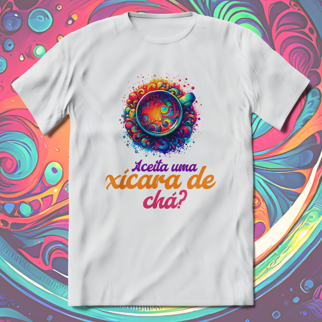 Nome do produto: T-Shirt Quality Unissex | Aceita uma xícara de chá?