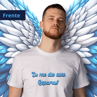 Nome do produto T-Shirt Quality Unissex | Eu me dei asas. Reparou?