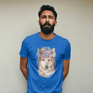 Nome do produto T-Shirt Quality Unissex | Cachorro Com Bandana
