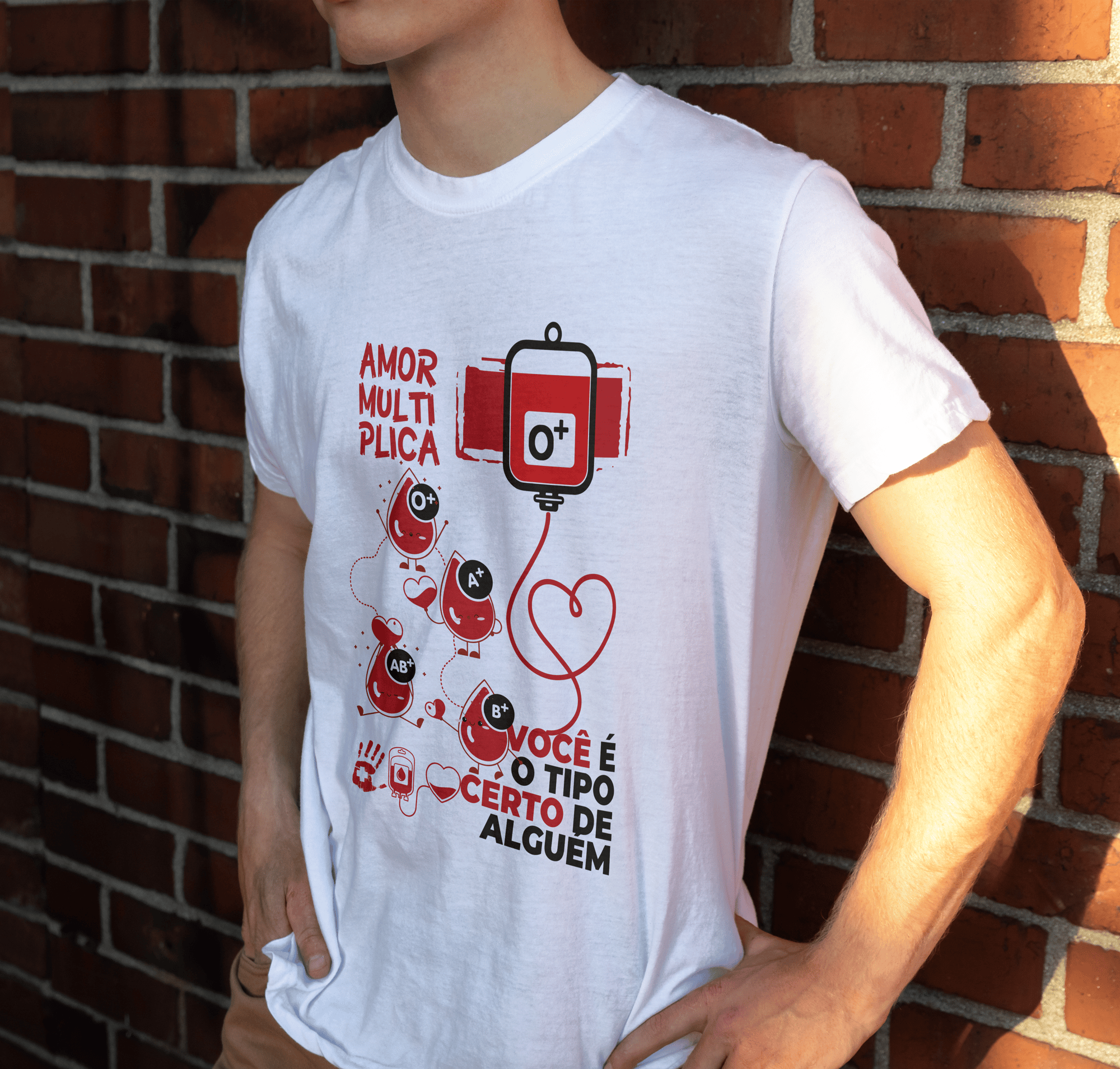 Camisa Unissex - Doe Sangue - Mod 06