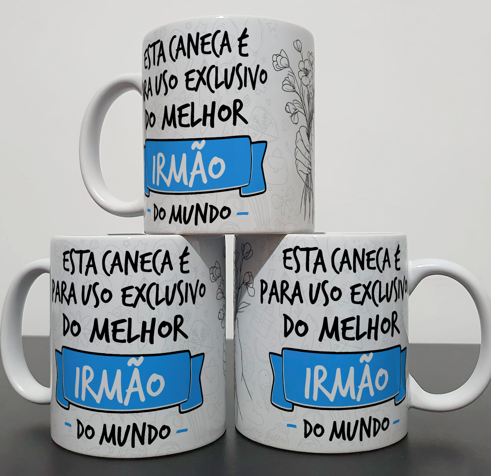 Caneca Personalizada Familia - Tema Irmão