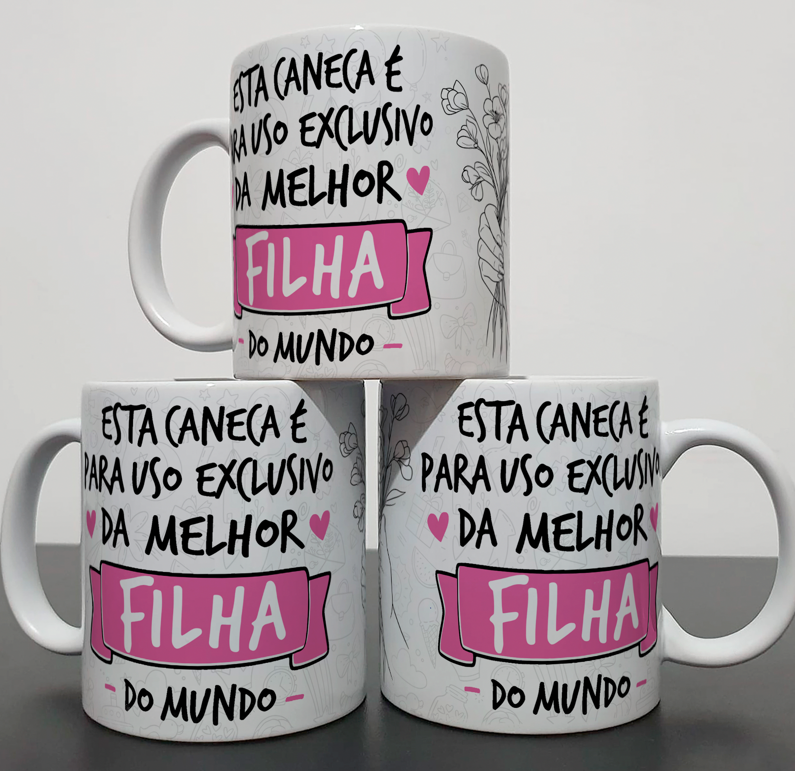 Caneca Personalizada Familia - Tema Filha