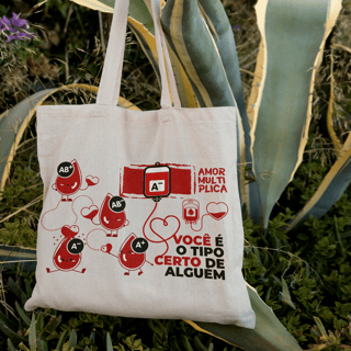 Ecobag - Tema Doação de Sangue - Mod 06