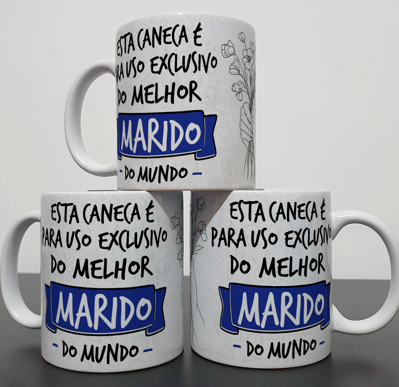 Caneca Personalizada Familia - Tema Marido