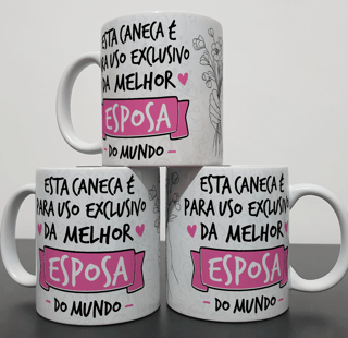 Caneca Personalizada Familia - Tema Esposa