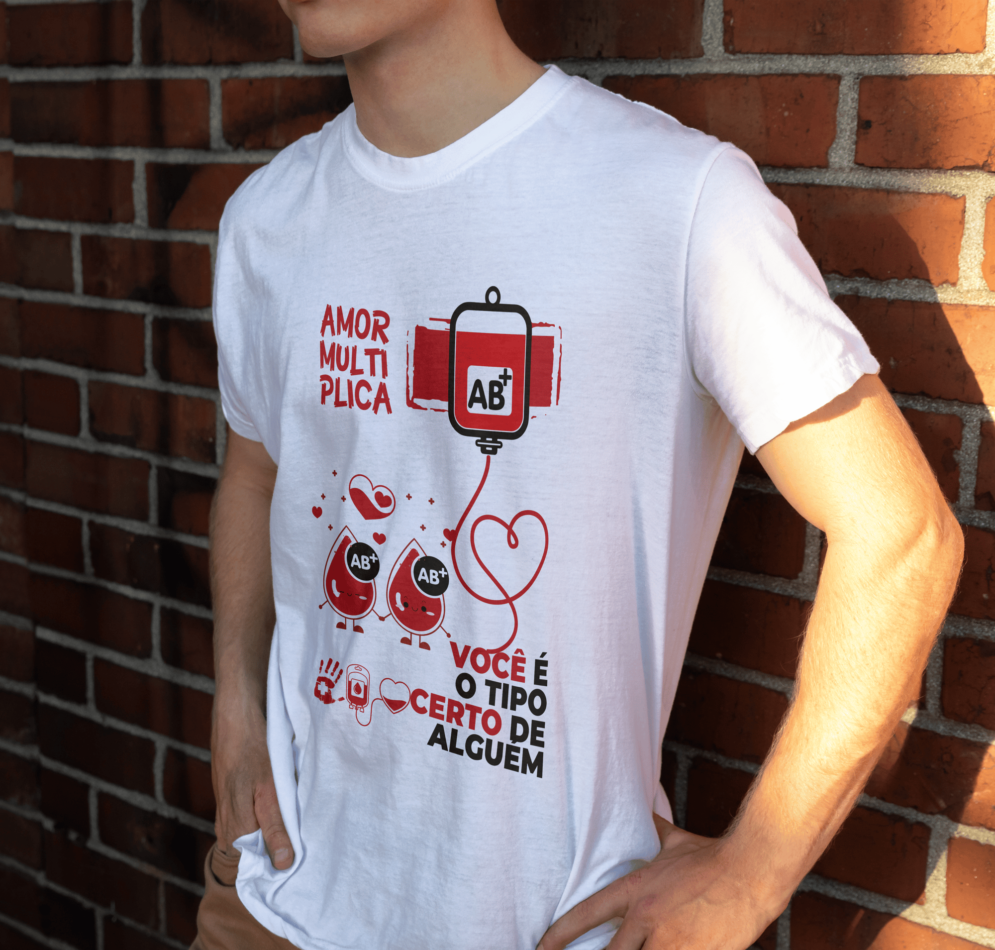 Camisa Unissex - Doe Sangue - Mod 07