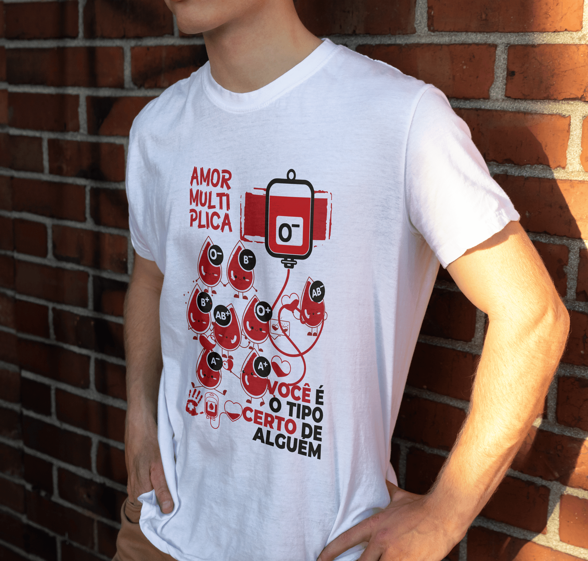 Camisa Unissex - Doe Sangue - Mod 02