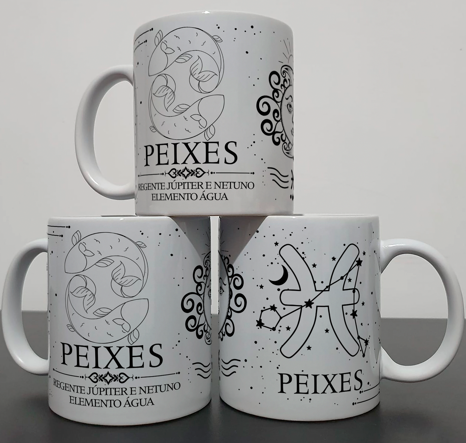 Caneca Personalizada Signos - Peixes