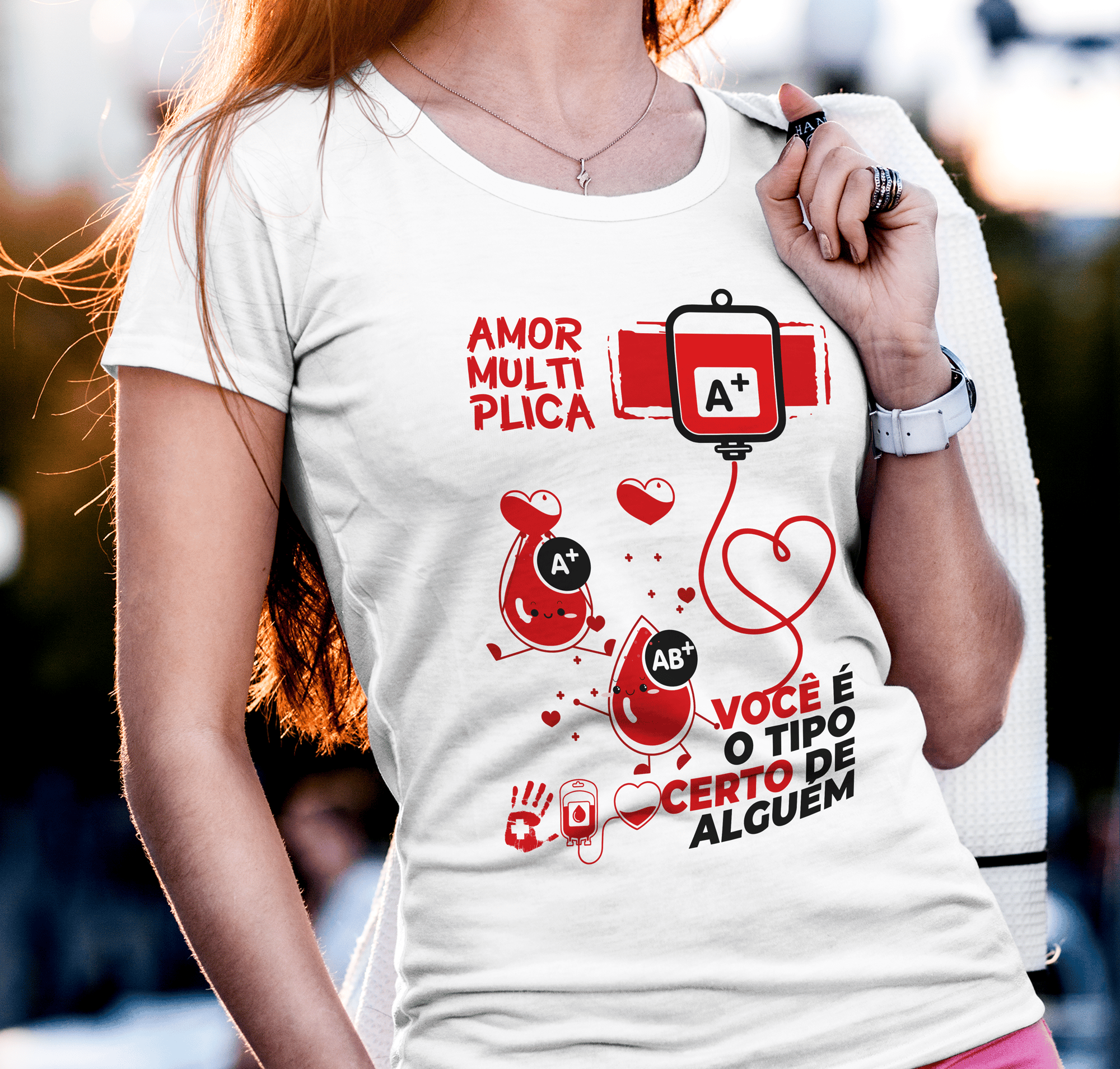 Camisa Baby Long - Doe Sangue - Mod 05