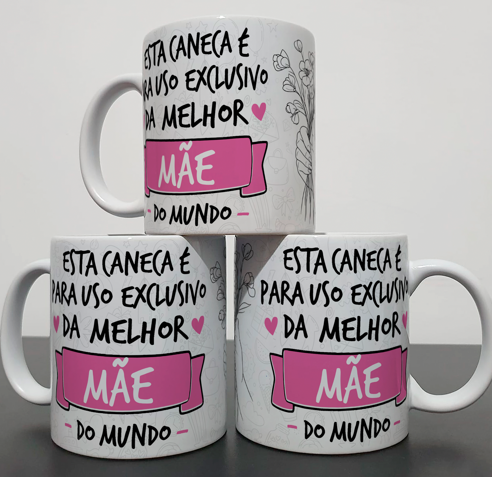 Caneca Personalizada Familia - Tema Mãe 