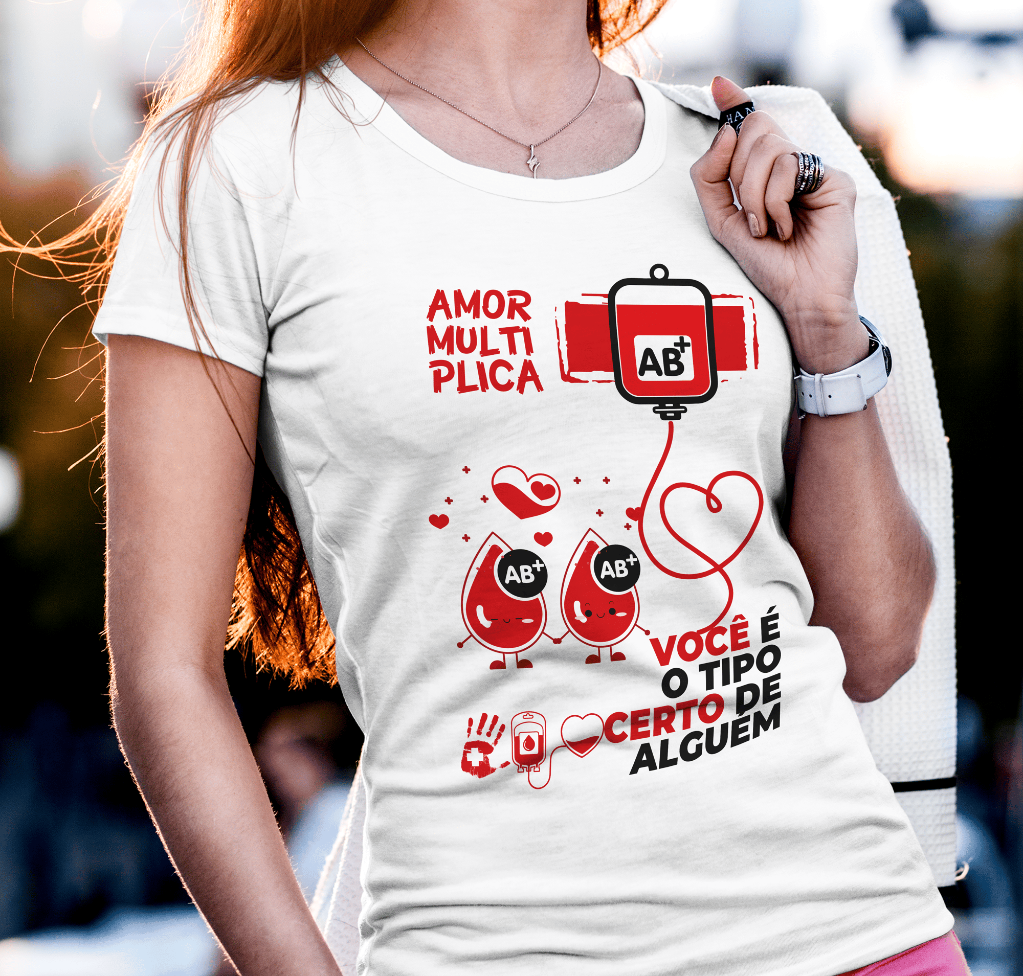 Camisa Baby Long - Doe Sangue - Mod 02