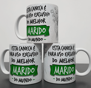 Caneca Personalizada Familia - Tema Marido