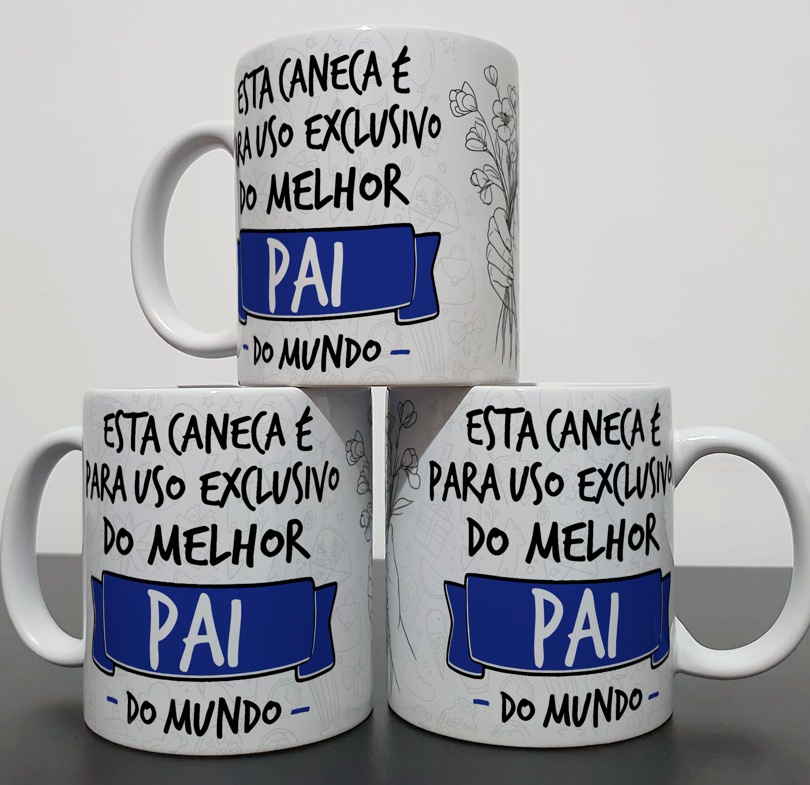 Caneca Personalizada Familia - Tema Pai