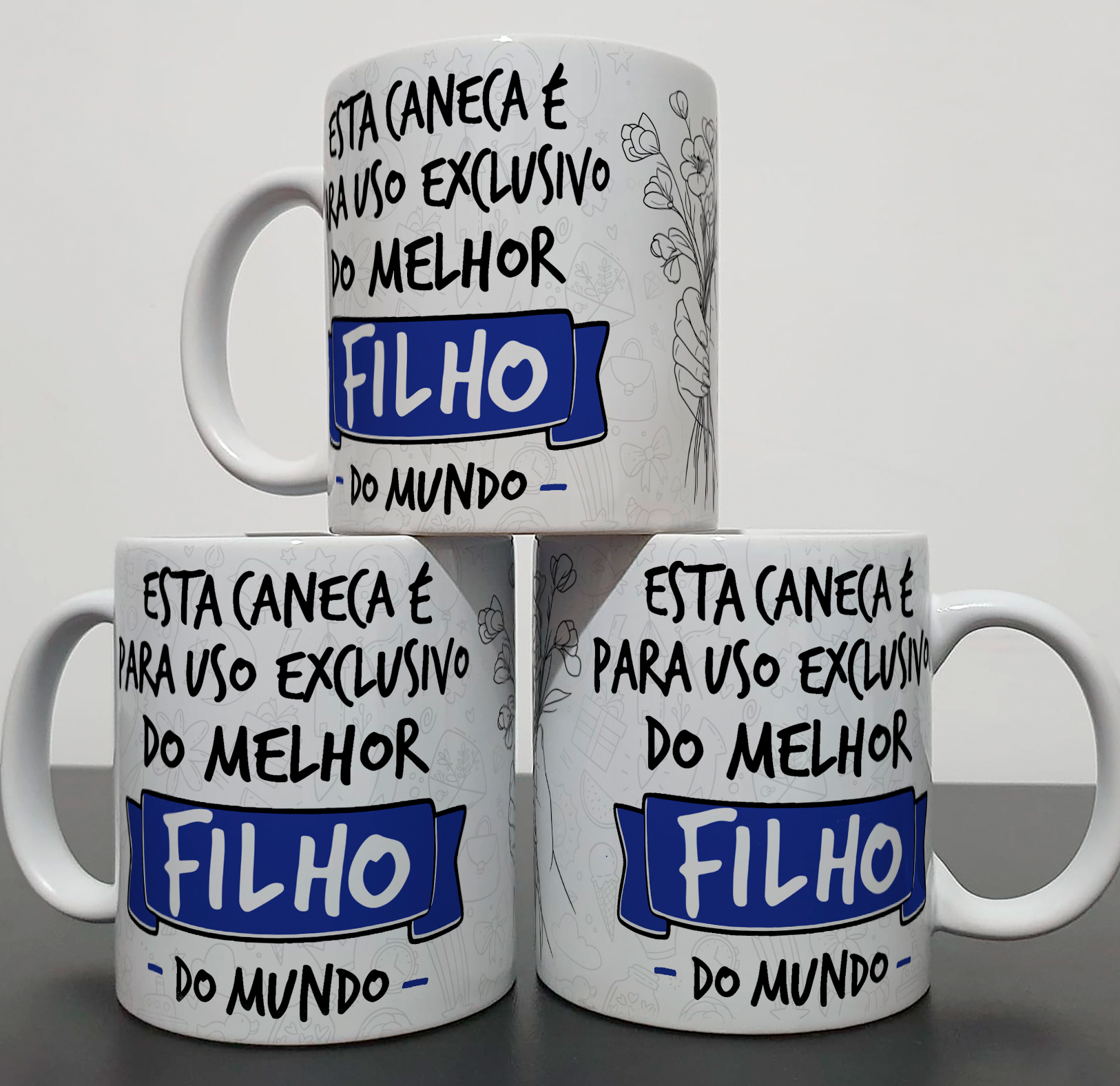 Caneca Personalizada Familia - Tema Filho