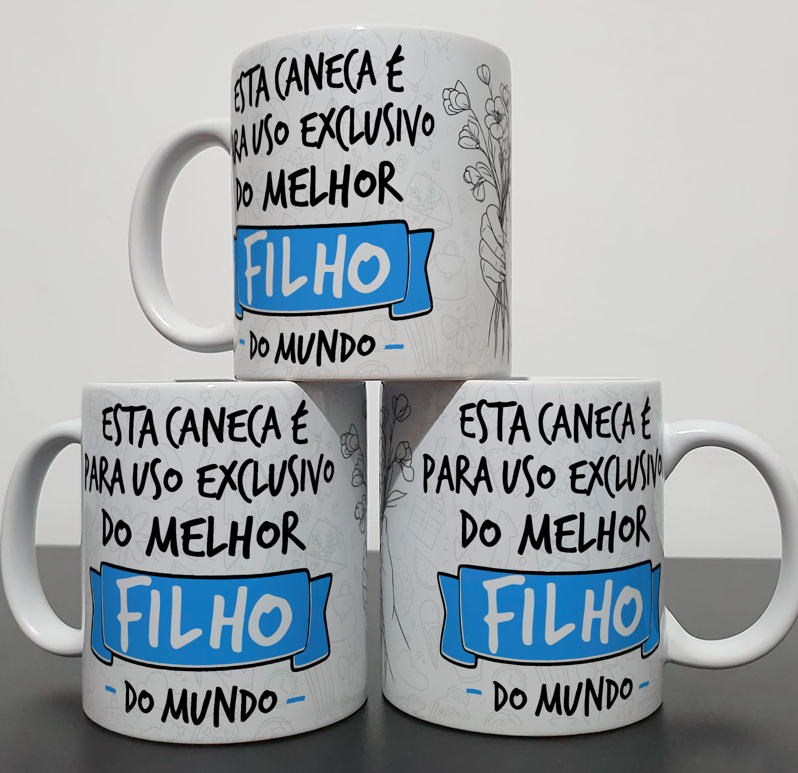 Caneca Personalizada Familia - Tema Filho