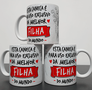 Caneca Personalizada Familia - Tema Filha