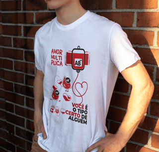 Camisa Unissex - Doe Sangue - Mod 08