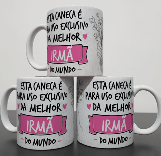 Caneca Personalizada Familia - Tema Irmã