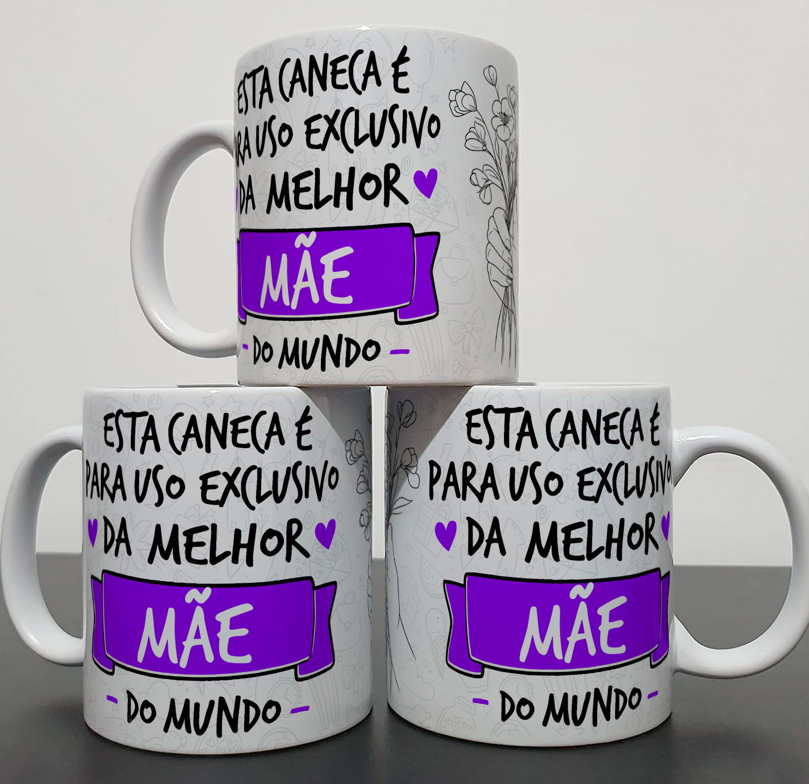 Caneca Personalizada Familia - Tema Mãe