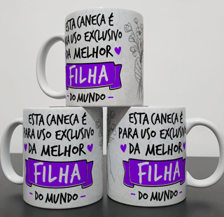 Caneca Personalizada Familia - Tema Filha