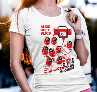 Camisa Baby Long - Doe Sangue - Mod 07