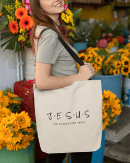 Nome do produto ECO Bag Grande - JESUS, Seu Verdadeiro Amigo