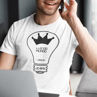 Nome do produto Camisa - Luz do Mundo (Jo 8:12)