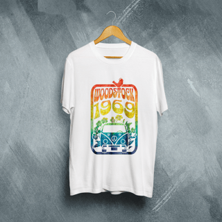 Nome do produto Camiseta Plus Size Vivax - Woodstock 1969