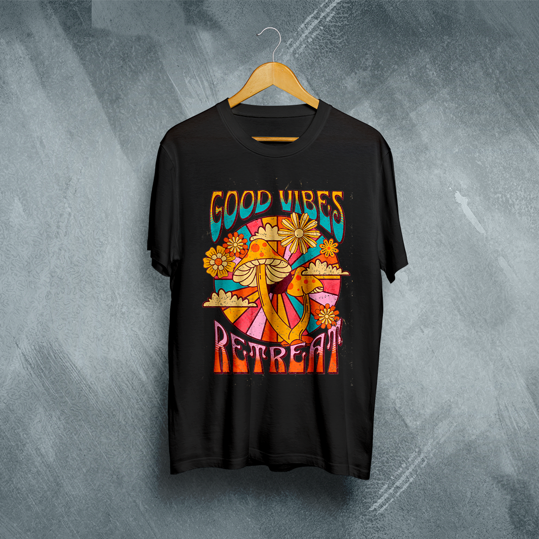 Camiseta Plus Size Vivax - Good Vibes Retreat