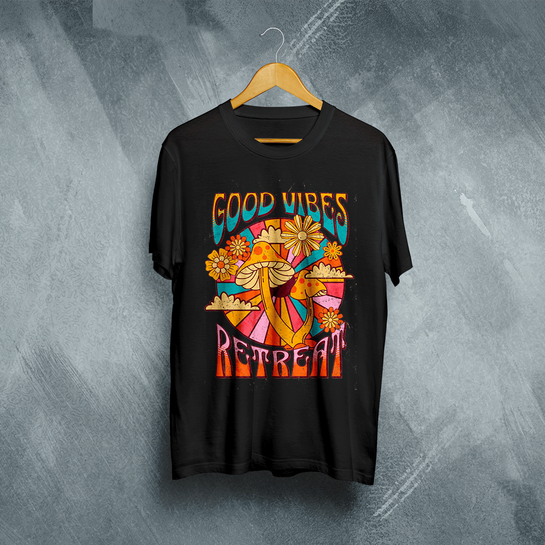 Nome do produto: Camiseta Plus Size Vivax - Good Vibes Retreat