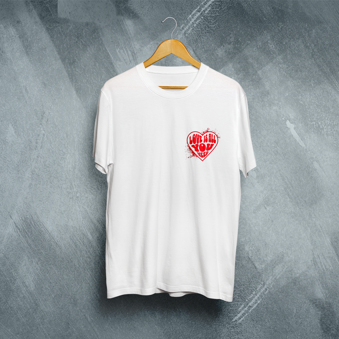 Camiseta Plus Size Vivax - Love is all you need