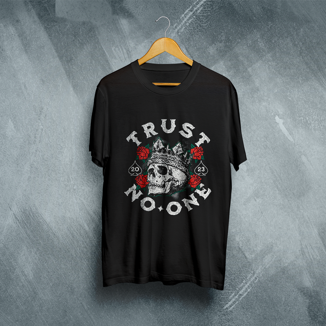 Camiseta Plus Size Vivax - Trust no One